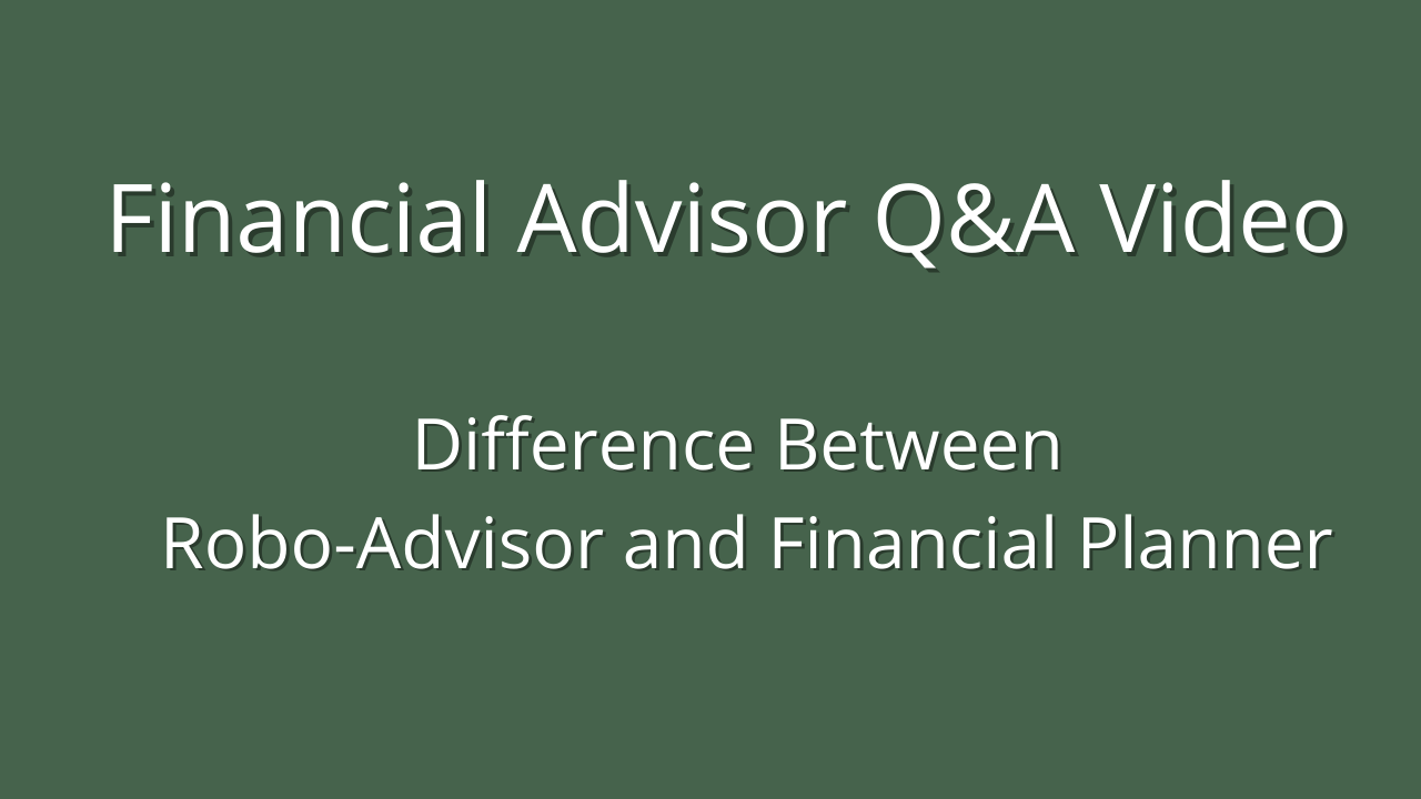 Financial Advisor Q&A video.