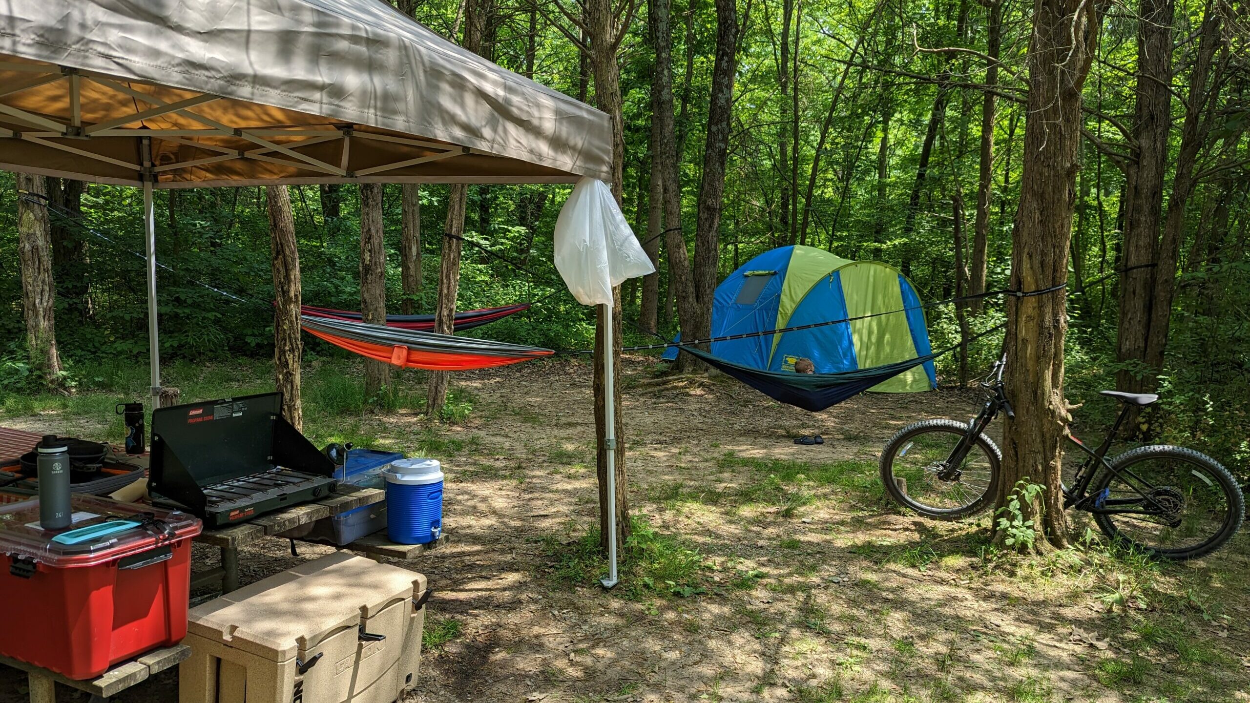 Outdoor camping - reflections on camping and financial planning